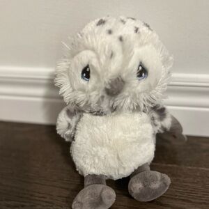 Precious Moments Plush White and Gray Owl Stuffed Animal